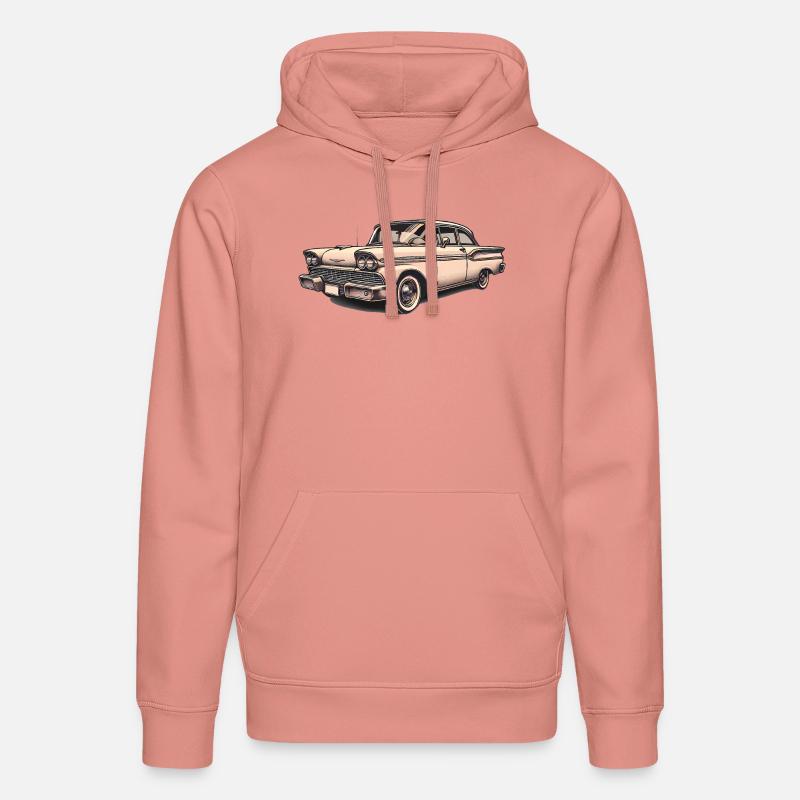 Oldtimer Oldtimer Illustration - Stanley/Stella Unisex Bio-Hoodie DRUMMER  - Altrosa