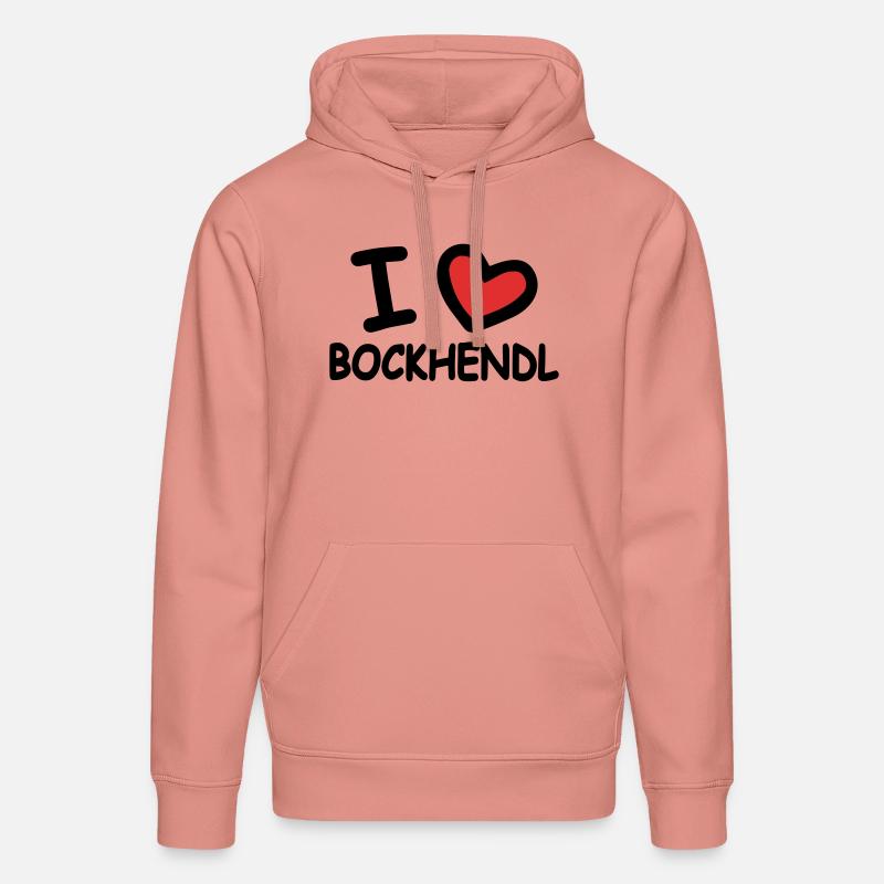 J’adore Bockhendl Backhendl - Sweat à capuche bio DRUMMER Stanley/Stella Unisexe - rose poudré