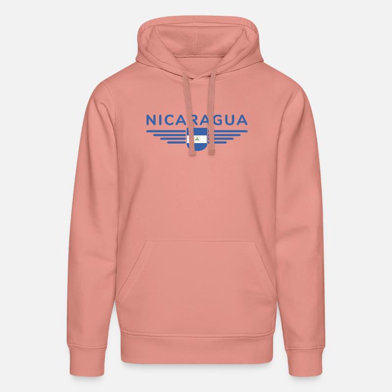 Conception d’un t-shirt Nicaragua - Sweat à capuche bio DRUMMER Stanley/Stella Unisexe - rose poudré