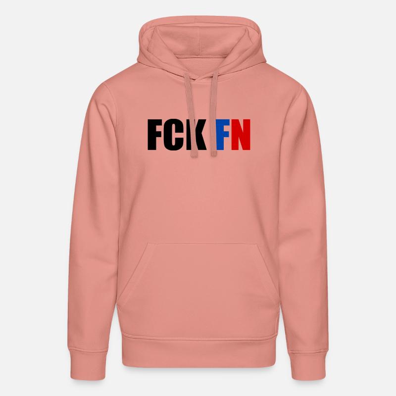 Fck fn - Sweat à capuche bio DRUMMER Stanley/Stella Unisexe - rose poudré