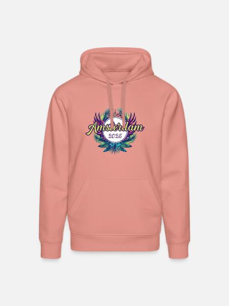 Amsterdam 2025 Team - Stanley/Stella DRUMMER Unisex Organic Hoodie - canyon pink