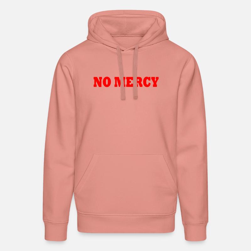 No mercy - Sweat à capuche bio DRUMMER Stanley/Stella Unisexe - rose poudré