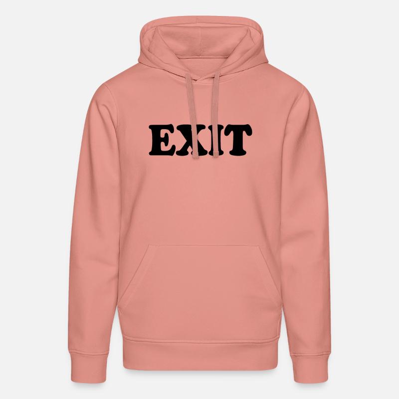 Exit - Sweat à capuche bio DRUMMER Stanley/Stella Unisexe - rose poudré