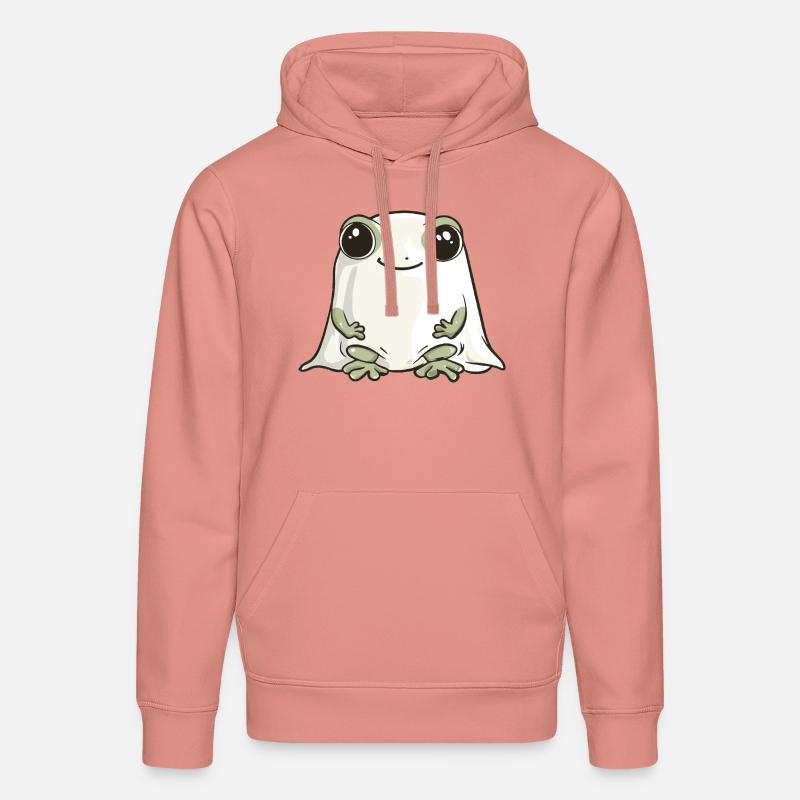 Frosch Halloween Comic Geist - Stanley/Stella Unisex Bio-Hoodie DRUMMER - Altrosa