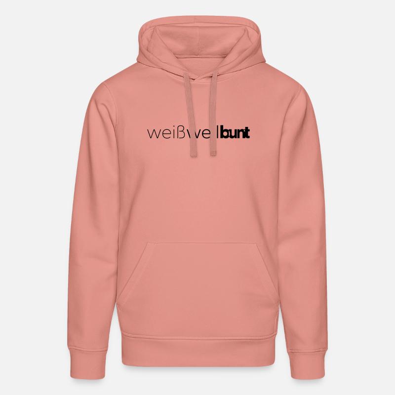 Couleur préférée : Blanc - Sweat à capuche bio DRUMMER Stanley/Stella Unisexe - rose poudré