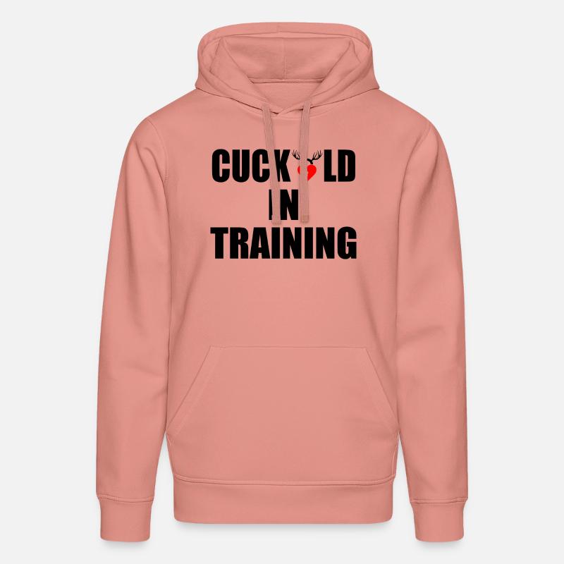 cuckold in training - Sweat à capuche bio DRUMMER Stanley/Stella Unisexe - rose poudré
