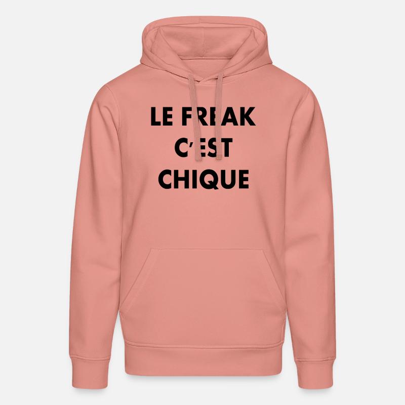 le freak c'est chique - Stanley/Stella Unisex Bio-Hoodie DRUMMER - Altrosa