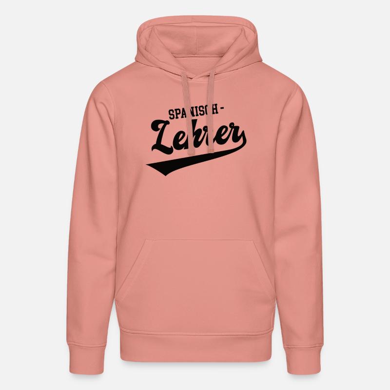 Spanisch Lehrer Schule Spanischlehrer Spanish - Stanley/Stella Unisex Bio-Hoodie DRUMMER  - Altrosa