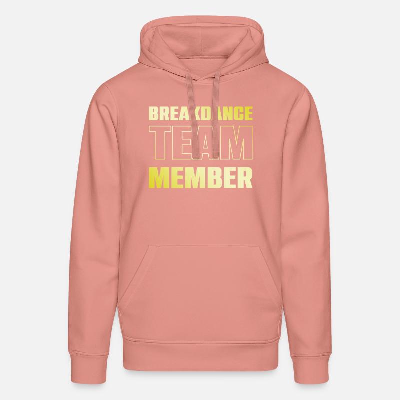 Équipe de breakdance - Sweat à capuche bio DRUMMER Stanley/Stella Unisexe - rose poudré