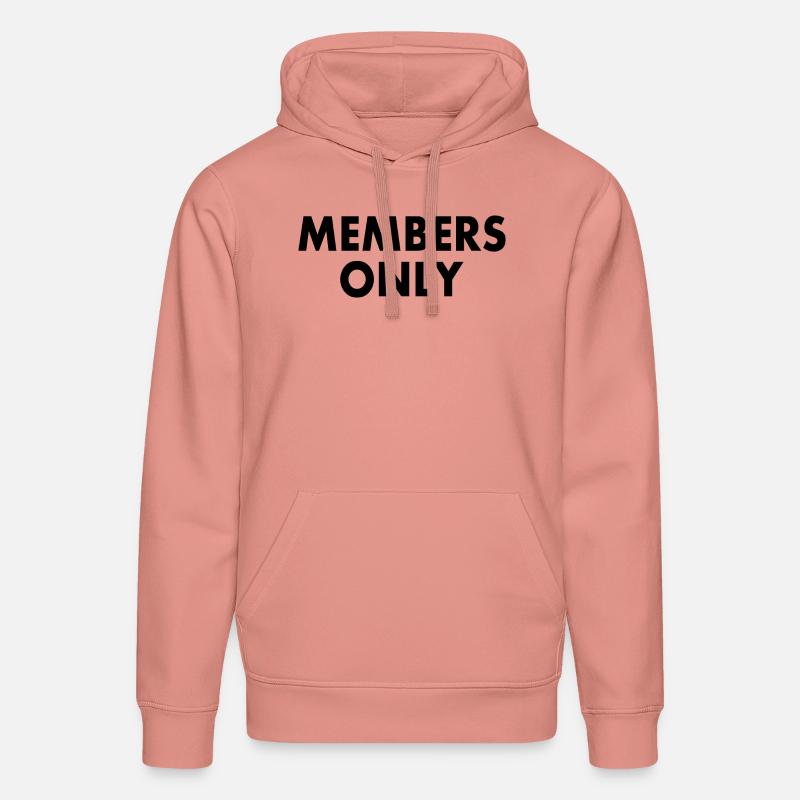 Members only - Sweat à capuche bio DRUMMER Stanley/Stella Unisexe - rose poudré