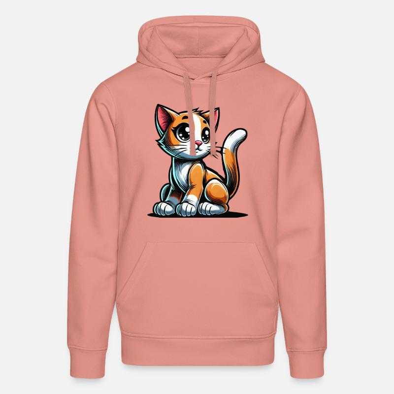 chat - Sweat à capuche bio DRUMMER Stanley/Stella Unisexe - rose poudré