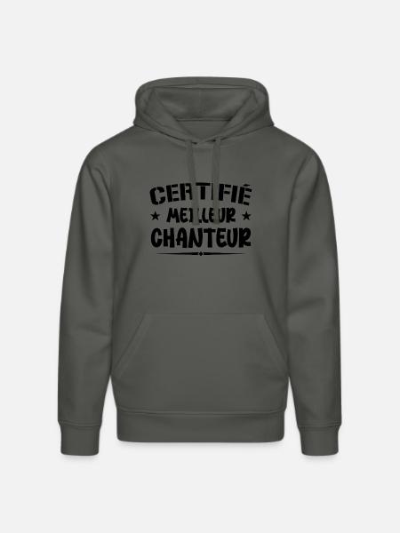 Certified Best Singer - Singer Gift - Stanley/Stella DRUMMER Unisex Organic Hoodie - canyon pink
