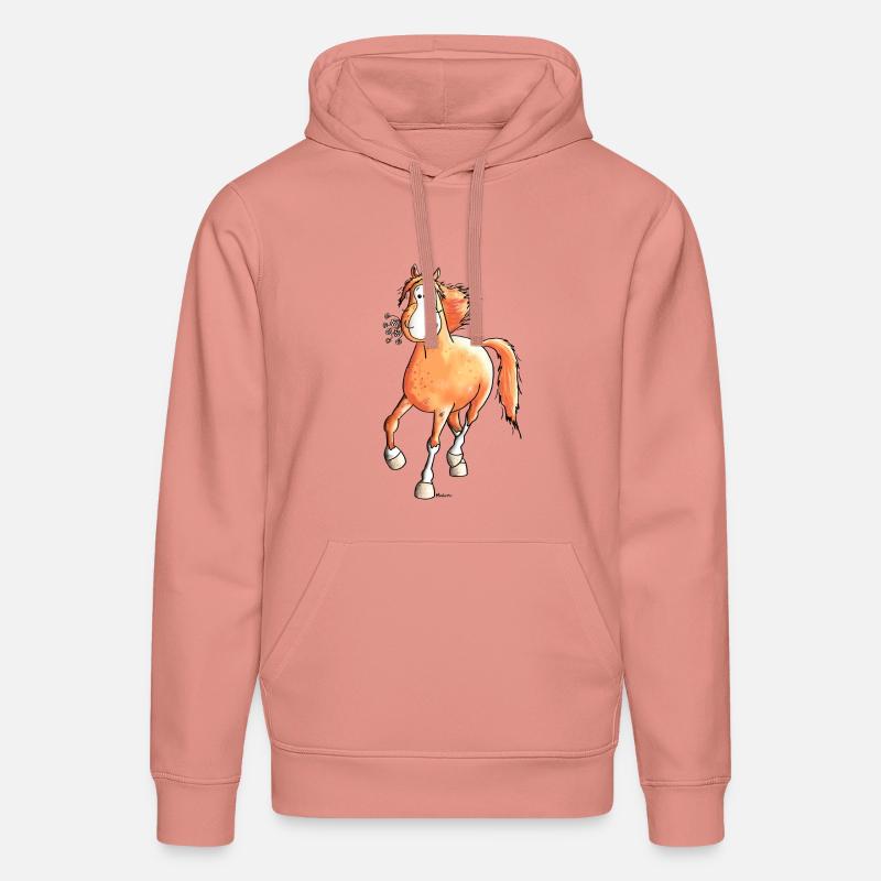 Mignon Cheval - Sweat à capuche bio DRUMMER Stanley/Stella Unisexe - rose poudré