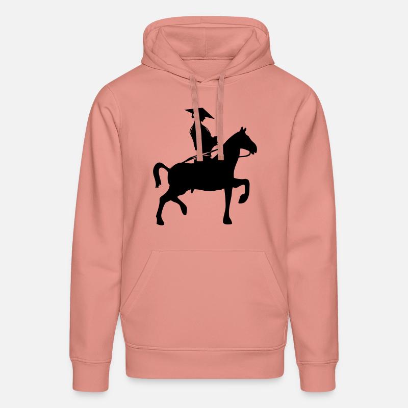 Cavalier samouraï - Sweat à capuche bio DRUMMER Stanley/Stella Unisexe - rose poudré