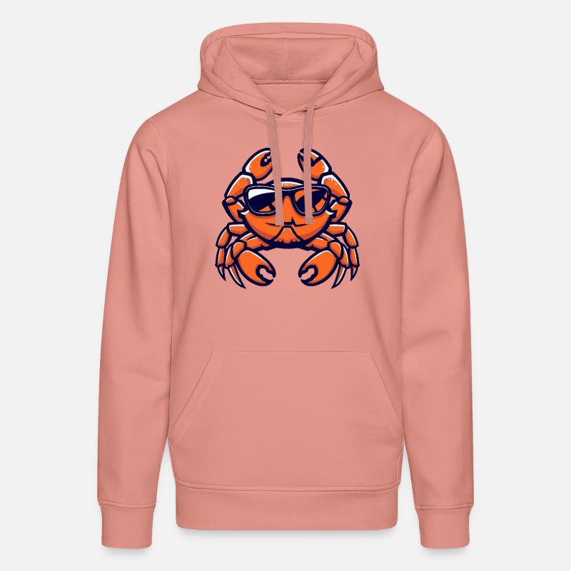 Krebs Krabbe Cool Comic - Stanley/Stella Unisex Bio-Hoodie DRUMMER  - Altrosa