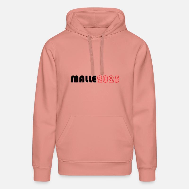 Malle 2025 - Sweat à capuche bio DRUMMER Stanley/Stella Unisexe - rose poudré