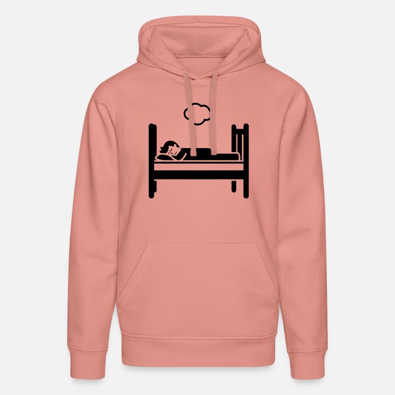 Lit de couchage - Sweat à capuche bio DRUMMER Stanley/Stella Unisexe - rose poudré