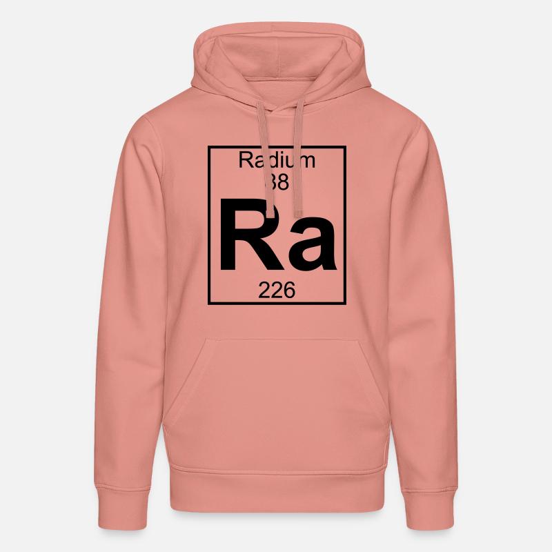 Element 088 - Ra (radium) - Full - Sweat à capuche bio DRUMMER Stanley/Stella Unisexe - rose poudré