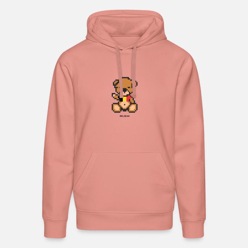 Pixel Bear Belgium - Sweat à capuche bio DRUMMER Stanley/Stella Unisexe - rose poudré