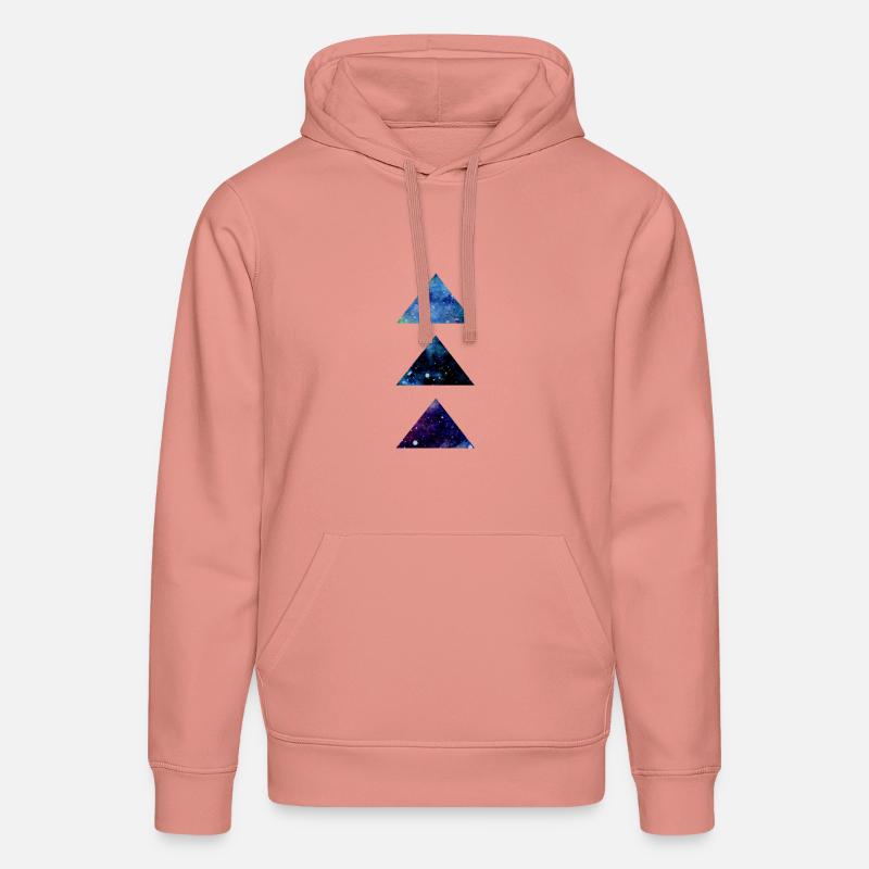SPACE TRIANGLE - Sweat à capuche bio DRUMMER Stanley/Stella Unisexe - rose poudré