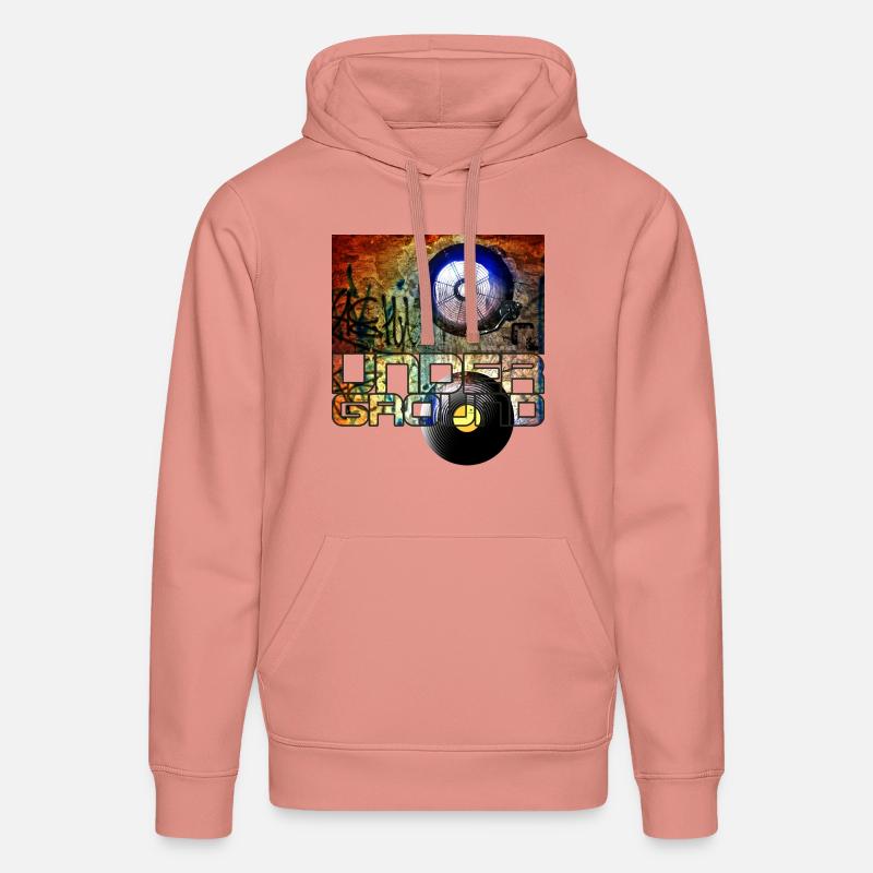 souterrain - Sweat à capuche bio DRUMMER Stanley/Stella Unisexe - rose poudré