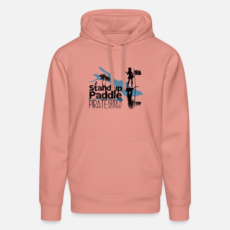 SUP Pirate Brides Bodensee - Sweat à capuche bio DRUMMER Stanley/Stella Unisexe - rose poudré