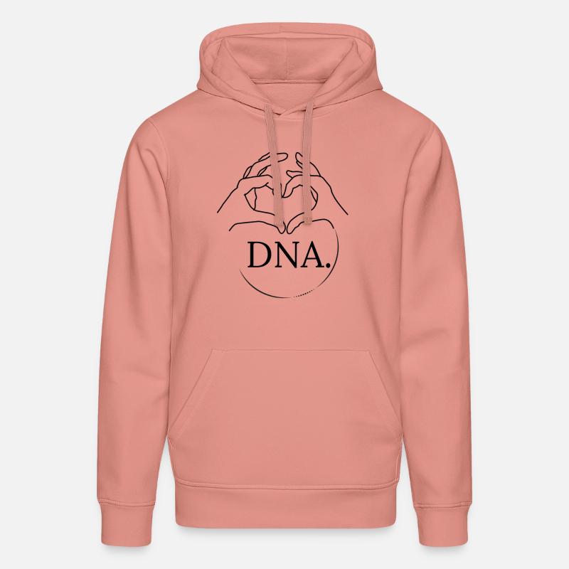 DNA 2 Mains - Sweat à capuche bio DRUMMER Stanley/Stella Unisexe - rose poudré