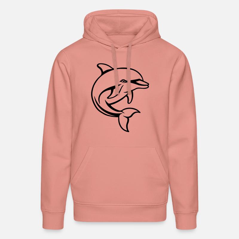 Bande dessinée Delfin - Sweat à capuche bio DRUMMER Stanley/Stella Unisexe - rose poudré