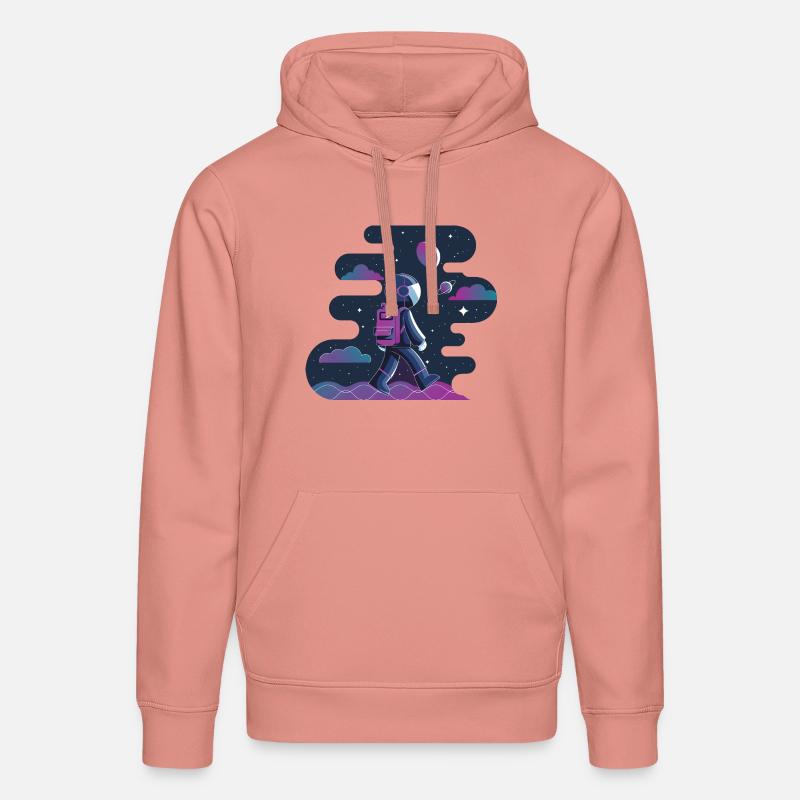 Vagabond céleste - Sweat à capuche bio DRUMMER Stanley/Stella Unisexe - rose poudré