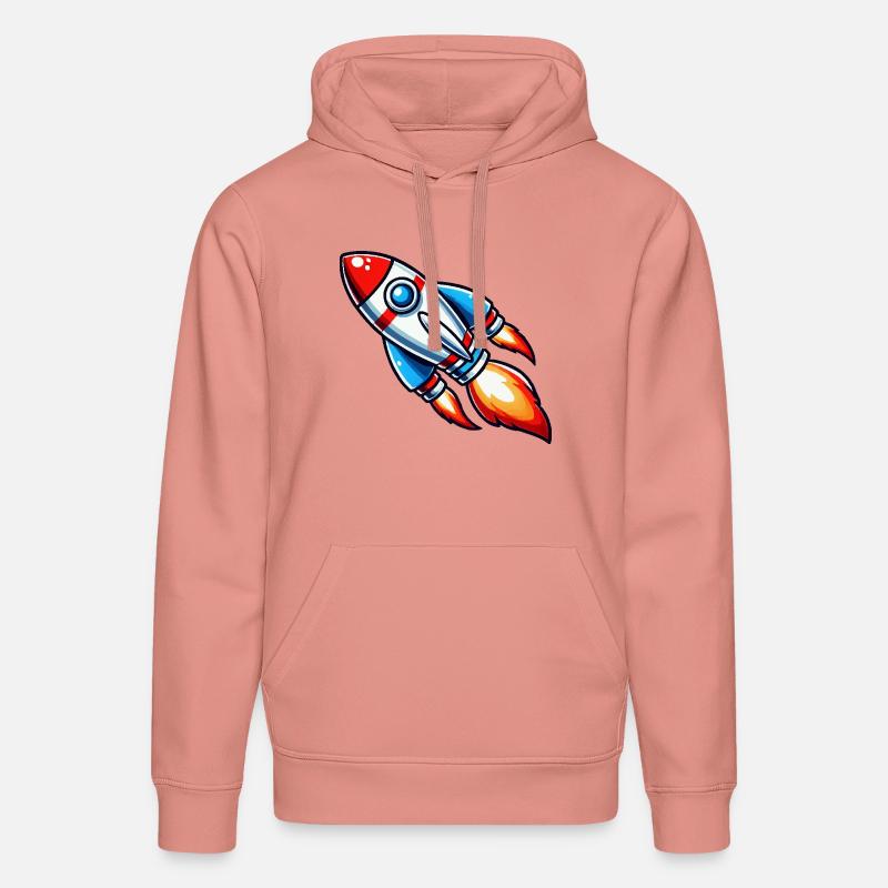 fusée - Sweat à capuche bio DRUMMER Stanley/Stella Unisexe - rose poudré