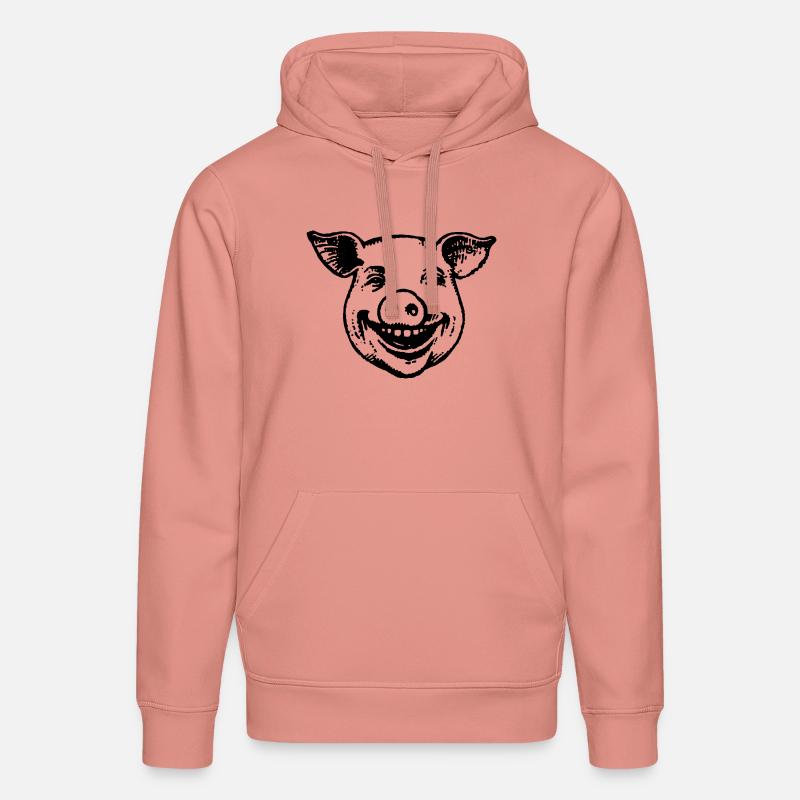 Cochon Cochon - Sweat à capuche bio DRUMMER Stanley/Stella Unisexe - rose poudré