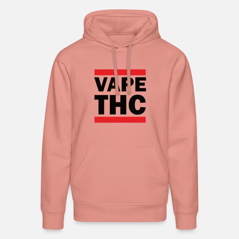 Vape THC - Stanley/Stella DRUMMER Unisex Organic Hoodie - canyon pink