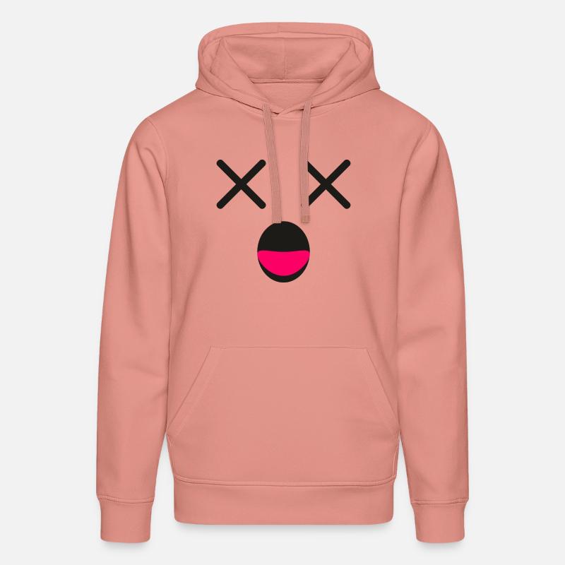 Expression visuel - Sweat à capuche bio DRUMMER Stanley/Stella Unisexe - rose poudré