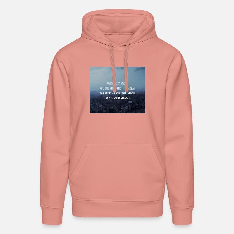 Ich will nur - Philipp Poisel - Stanley/Stella Unisex Bio-Hoodie DRUMMER  - Altrosa