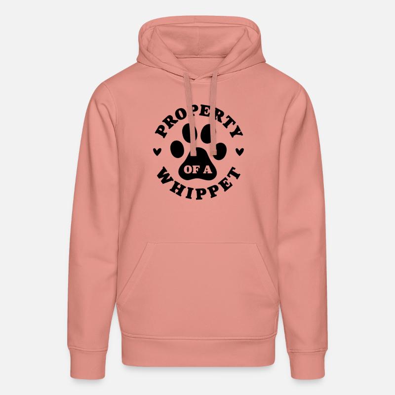 Eigentum eines Whippets - Stanley/Stella Unisex Bio-Hoodie DRUMMER  - Altrosa