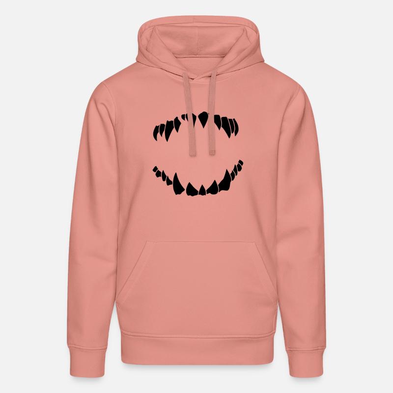 teeth - Sweat à capuche bio DRUMMER Stanley/Stella Unisexe - rose poudré