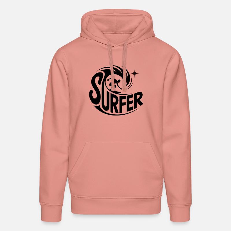 Surfer - Cool Surfer Logo - Sweat à capuche bio DRUMMER Stanley/Stella Unisexe - rose poudré
