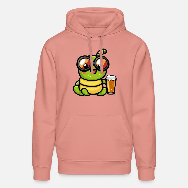 Wurm Apres Ski Bier Comic - Stanley/Stella Unisex Bio-Hoodie DRUMMER  - Altrosa