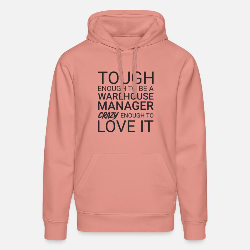 Gérant d’entrepôt Crazy - Sweat à capuche bio DRUMMER Stanley/Stella Unisexe - rose poudré