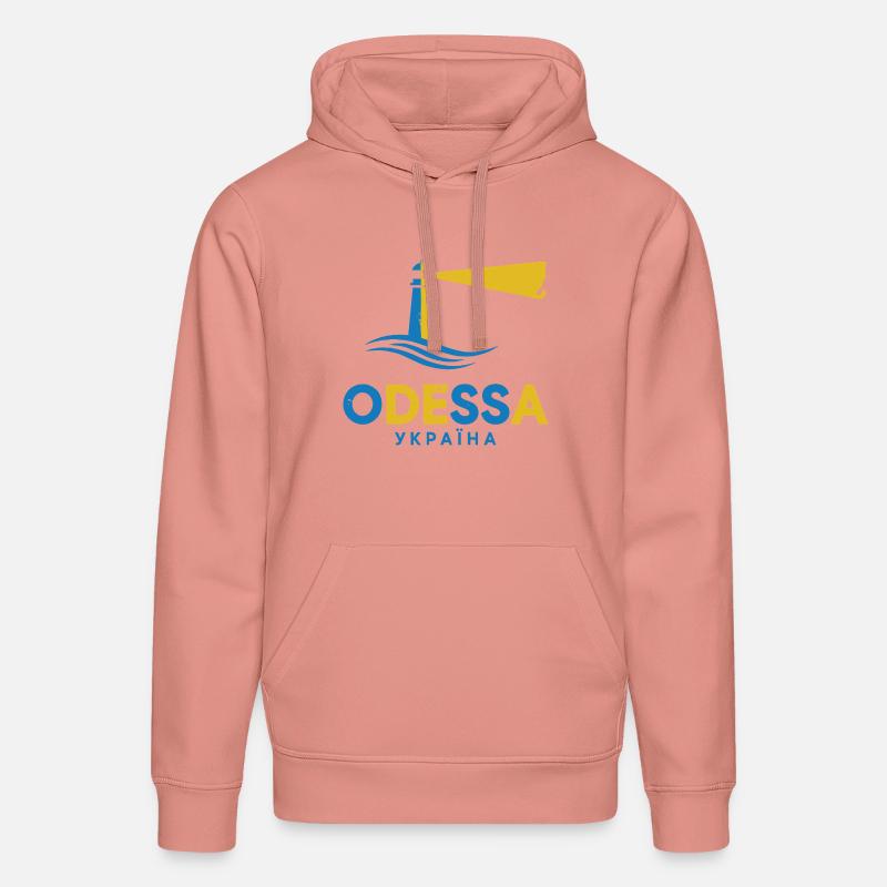 Phare d’Odessa Scène de Nuit Tee - Sweat à capuche bio DRUMMER Stanley/Stella Unisexe - rose poudré