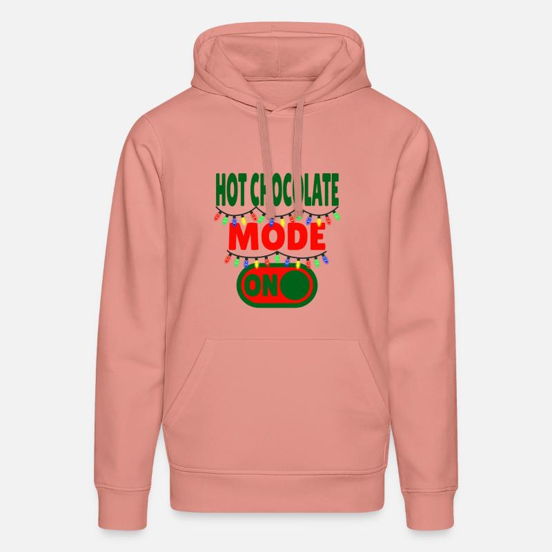 Mode chocolat chaud activé - Sweat à capuche bio DRUMMER Stanley/Stella Unisexe - rose poudré