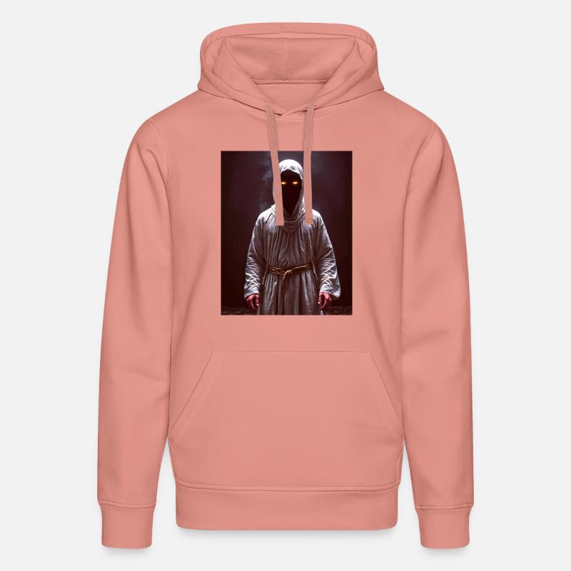 Noppera-bō Geist, der regungslos dasteht, - Stanley/Stella Unisex Bio-Hoodie DRUMMER  - Altrosa