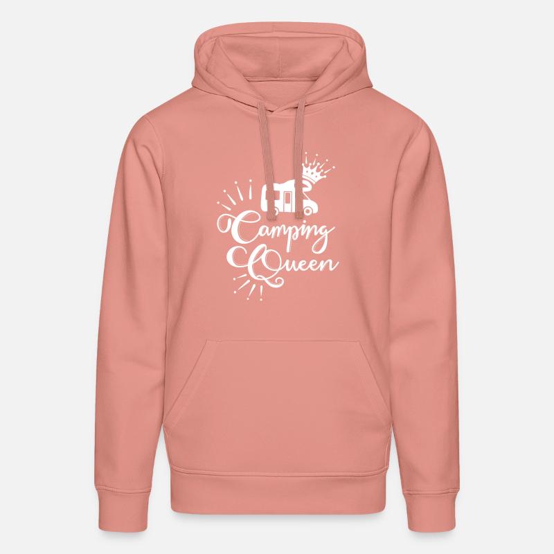 Camping Queen Camping-car - Sweat à capuche bio DRUMMER Stanley/Stella Unisexe - rose poudré