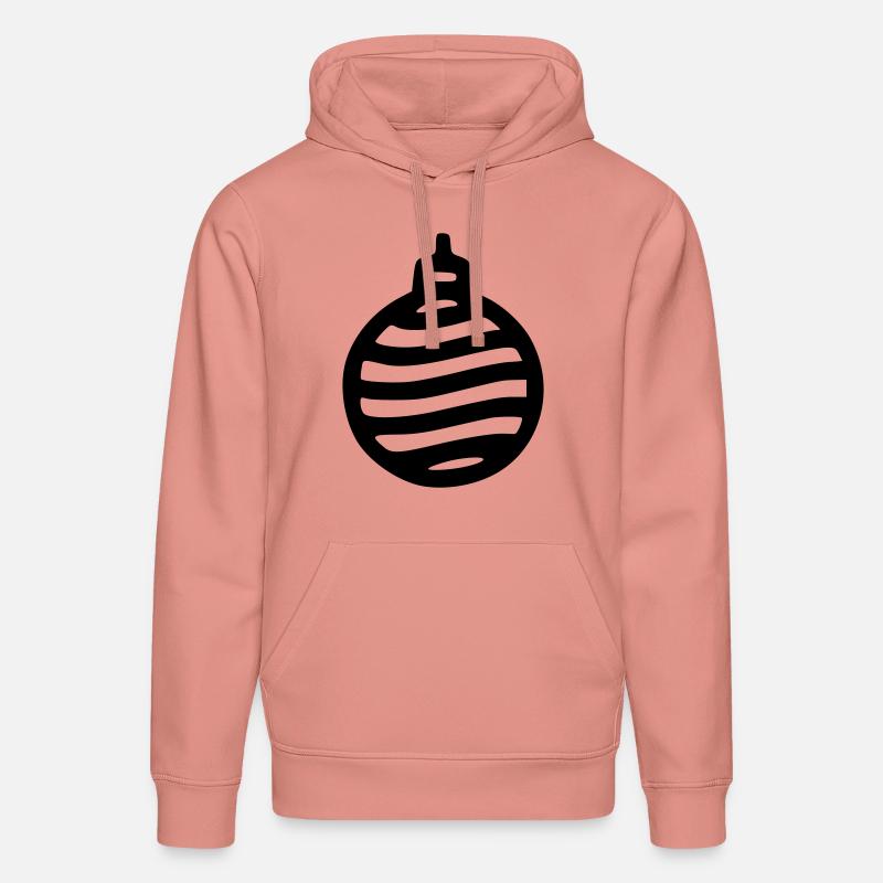 Boule de Noël - Sweat à capuche bio DRUMMER Stanley/Stella Unisexe - rose poudré