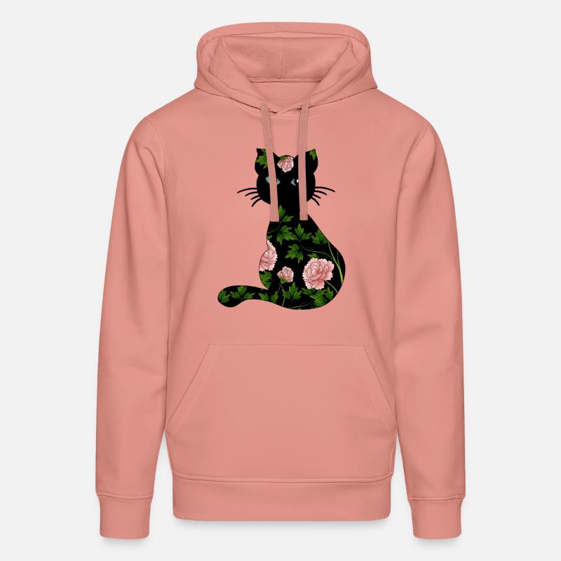 Chat - Sweat à capuche bio DRUMMER Stanley/Stella Unisexe - rose poudré