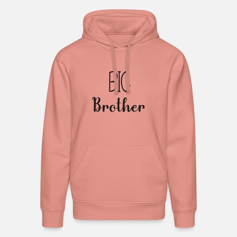 big brother - big bro - Sweat à capuche bio DRUMMER Stanley/Stella Unisexe - rose poudré