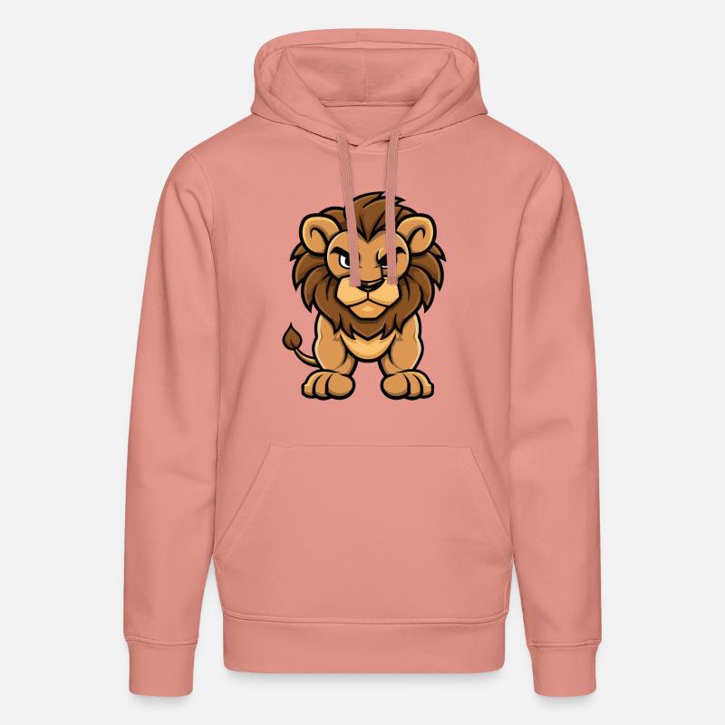 lion - Sweat à capuche bio DRUMMER Stanley/Stella Unisexe - rose poudré