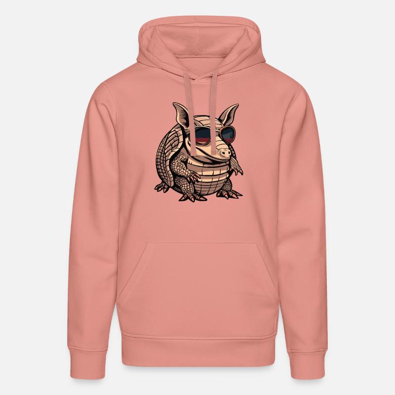 Armadillo Bande dessinée cool - Sweat à capuche bio DRUMMER Stanley/Stella Unisexe - rose poudré