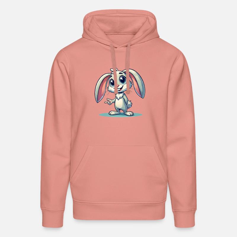 Bande dessinée Bunny - Sweat à capuche bio DRUMMER Stanley/Stella Unisexe - rose poudré