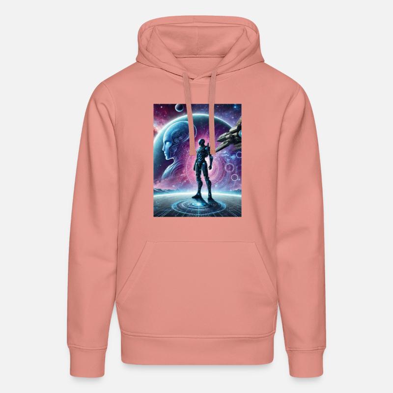 Tech Cosmos - Sweat à capuche bio DRUMMER Stanley/Stella Unisexe - rose poudré